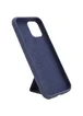Чохол Silicone Case Hand Holder для Apple iPhone 11 Pro (5.8 ") Темно-синій / Midnight blue