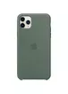 Чехол Silicone case (AAA) для Apple iPhone 11 Pro (5.8") Зеленый / Pine green