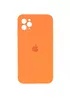 Чохол Silicone Case Square Full Camera Protective (AA) для Apple iPhone 11 Pro (5.8 ") Помаранчевий / Papaya
