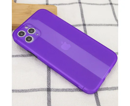 Чехол TPU Glossy Line Full Camera для Apple iPhone 11 Pro (5.8") Сиреневый