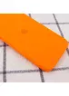 Чехол Silicone Case Square Full Camera Protective (AA) для Apple iPhone 11 Pro (5.8") Оранжевый / Bright Orange