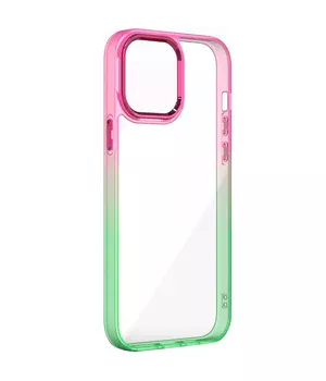Чехол TPU+PC Fresh sip series для Apple iPhone 11 Pro (5.8") Салатовый / Розовый