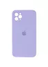 Чехол Silicone Case Square Full Camera Protective (AA) для Apple iPhone 11 Pro (5.8") Сиреневый / Dasheen
