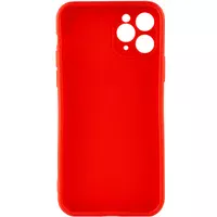 Силиконовый чехол Candy Full Camera для Apple iPhone 11 Pro (5.8") Красный / Red