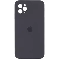 Чохол Silicone Case Square Full Camera Protective (AA) для Apple iPhone 11 Pro (5.8 ") Сірий / Dark Gray