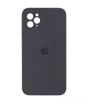Чохол Silicone Case Square Full Camera Protective (AA) для Apple iPhone 11 Pro (5.8 ") Сірий / Dark Gray