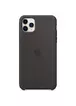 Чохол Silicone case (AAA) для Apple iPhone 11 Pro (5.8 ") Чорний / Black