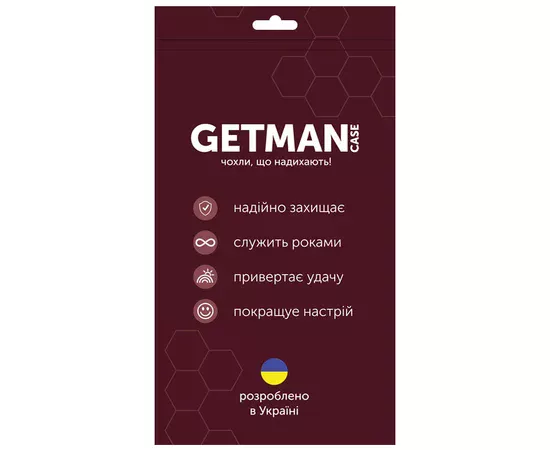 TPU чехол GETMAN Ease logo усиленные углы для Apple iPhone 11 Pro (5.8") Серый (прозрачный)