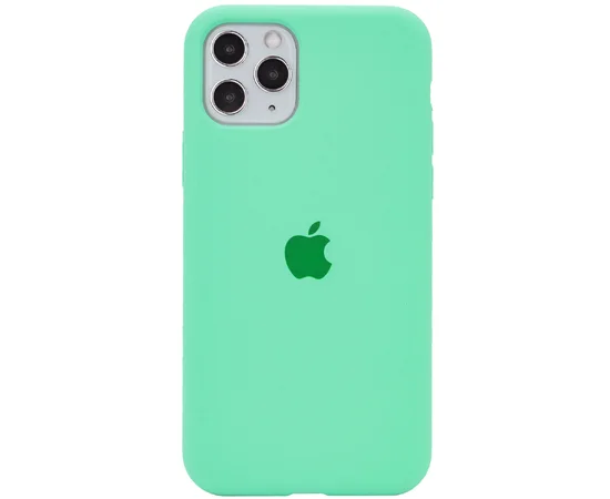 Чохол Silicone case (A) (з закритим низом) для Apple iPhone 11 Pro (5.8 ") Зелений / Spearmint