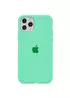 Чехол Silicone case (A) (с закрытым низом) для Apple iPhone 11 Pro (5.8") Зеленый / Spearmint