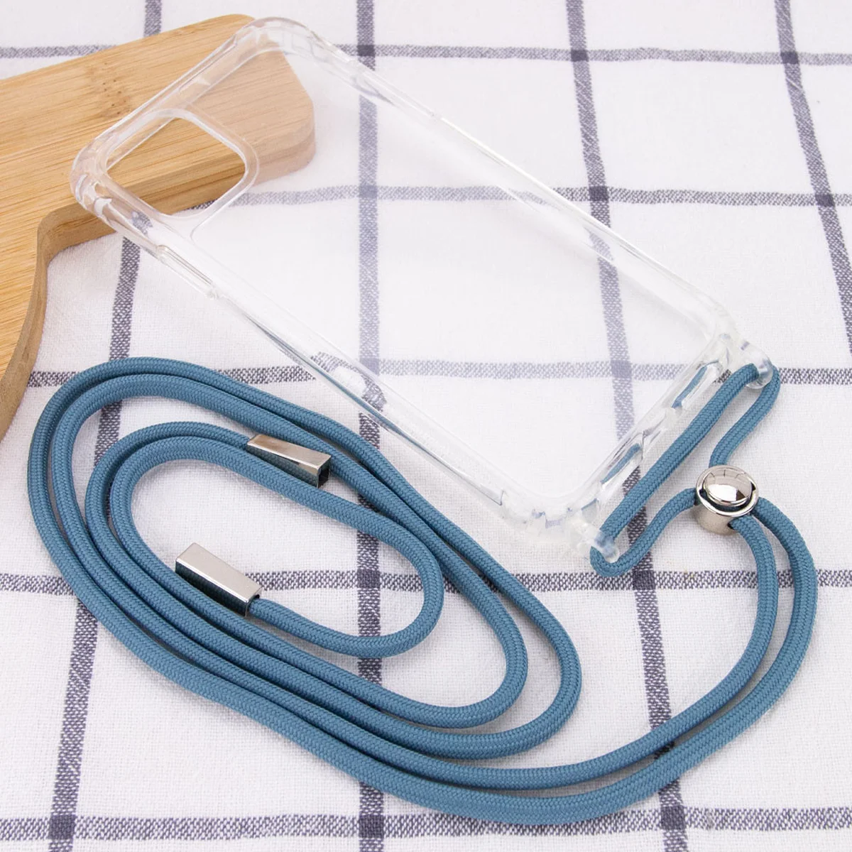 Чехол TPU Crossbody Transparent для Apple iPhone 11 Pro (5.8") Зеленый / Pine green