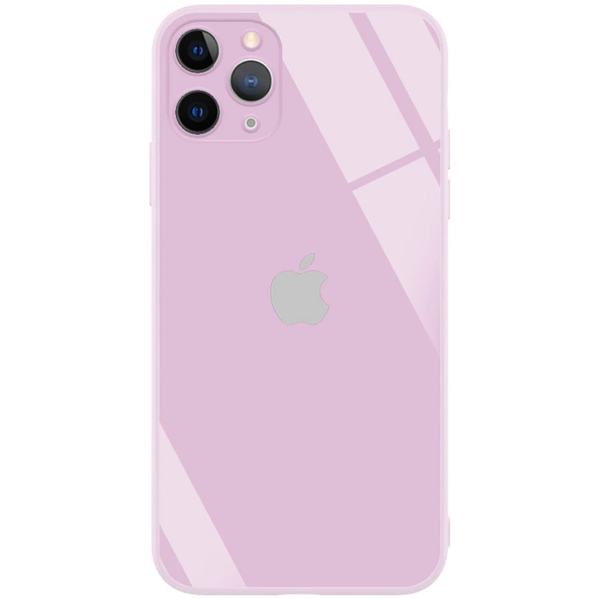 TPU+Glass чехол GLOSSY Logo Full camera (opp) для Apple iPhone 11 Pro (5.8") Лиловый / Lilac Pride