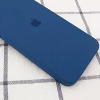 Чехол Silicone Case Square Full Camera Protective (AA) для Apple iPhone 11 Pro (5.8") Синий / Navy blue