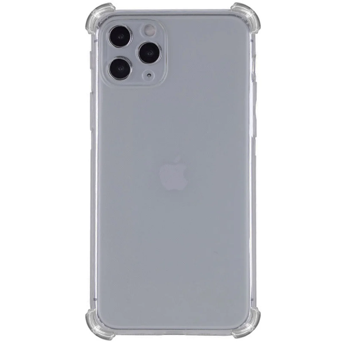 TPU чохол GETMAN Ease logo посилені кути для Apple iPhone 11 Pro (5.8") Сірий (прозорий)