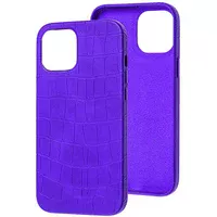 Шкіряний чохол Croco Leather для Apple iPhone 11 Pro (5.8") Purple