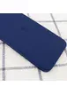 Чехол Silicone Case Square Full Camera Protective (AA) для Apple iPhone 11 Pro (5.8") Темно-синий / Midnight blue