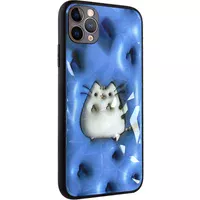 TPU+PC чехол Prisma Fluffie для Apple iPhone 11 Pro (5.8") Pusheen
