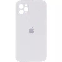 Чехол Silicone Case Square Full Camera Protective (AA) для Apple iPhone 11 Pro (5.8") Белый / White