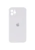 Чехол Silicone Case Square Full Camera Protective (AA) для Apple iPhone 11 Pro (5.8") Белый / White