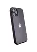 TPU+Glass чехол Matte Candy Full camera для Apple iPhone 11 Pro (5.8") Черный