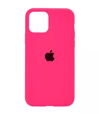 Чохол Silicone Case Full Protective (AA) для Apple iPhone 11 Pro (5.8 ") Рожевий / Barbie pink