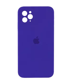 Чехол Silicone Case Square Full Camera Protective (AA) для Apple iPhone 11 Pro (5.8") Фиолетовый / Ultra Violet