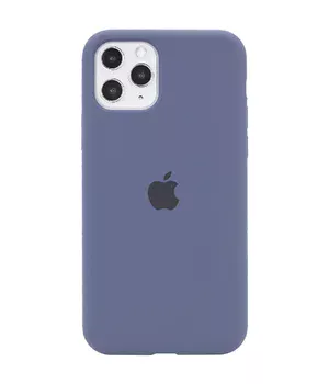 Чохол Silicone case (A) (з закритим низом) для Apple iPhone 11 Pro (5.8 ") Темний Синій / Midnight Blue