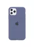 Чохол Silicone case (A) (з закритим низом) для Apple iPhone 11 Pro (5.8 ") Темний Синій / Midnight Blue