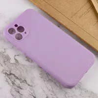 Силіконовий чохол Candy Full Camera для Apple iPhone 11 Pro (5.8 ") Бузковий / Dasheen