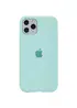 Чехол Silicone case (A) (с закрытым низом) для Apple iPhone 11 Pro (5.8") Бирюзовый / Turquoise