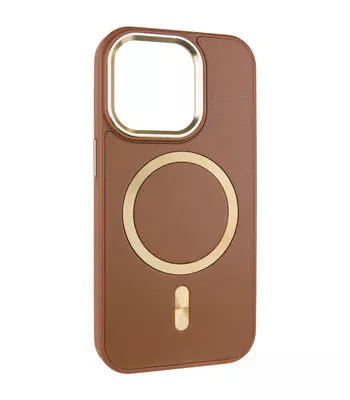 Кожаный чехол SnapCase with MagSafe для Apple iPhone 11 Pro (5.8") Brown