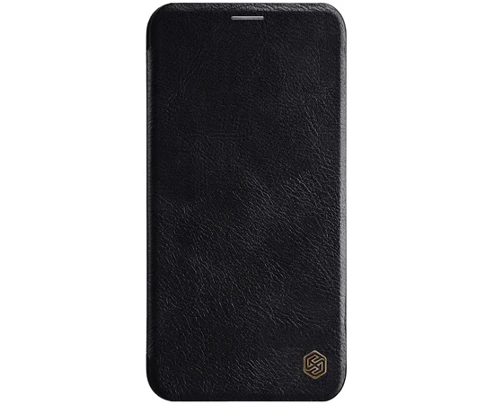 Кожаный чехол (книжка) Nillkin Qin Series для Apple iPhone 11 (6.1") Черный