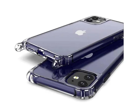 Чехол TPU Crossbody Transparent для Apple iPhone 11 (6.1") Черный
