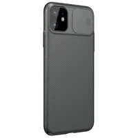 Карбонова накладка Nillkin Camshield (шторка на камеру) для Apple iPhone 11 (6.1 ") Зелений / Dark Green