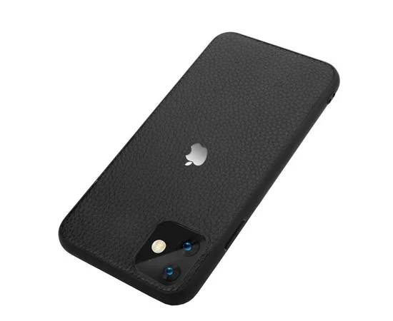 Кожаная накладка Classic series для Apple iPhone 11 (6.1") Черный