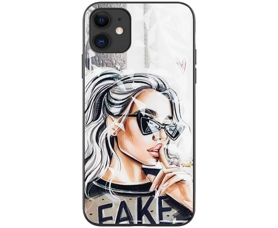 TPU+PC чехол Prisma Ladies для Apple iPhone 11 (6.1") Fake