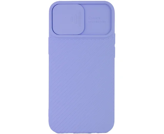 Чехол Camshield Square TPU со шторкой для камеры для Apple iPhone 11 (6.1") Голубой