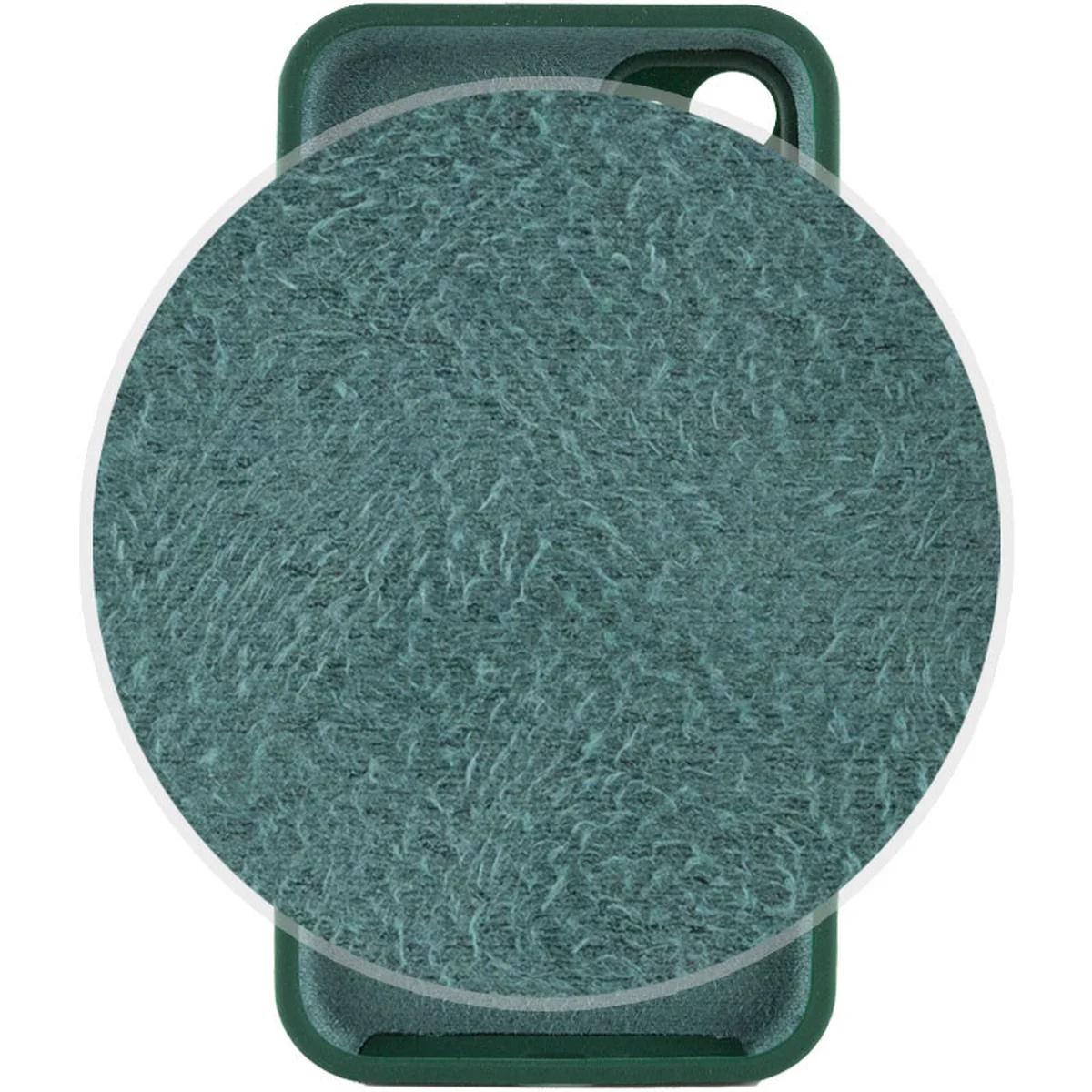 Чохол Silicone Case Lakshmi Square Full Camera для Apple iPhone 11 (6.1") Зелений / Dark green