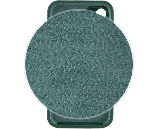 Чехол Silicone Case Lakshmi Square Full Camera для Apple iPhone 11 (6.1") Зеленый / Dark green
