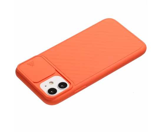 Чехол Camshield TPU со шторкой защищающей камеру для Apple iPhone 11 (6.1") Персиковый