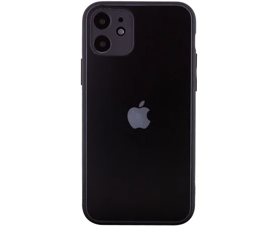 TPU+Glass чехол Matte Candy Full camera для Apple iPhone 11 (6.1") Черный