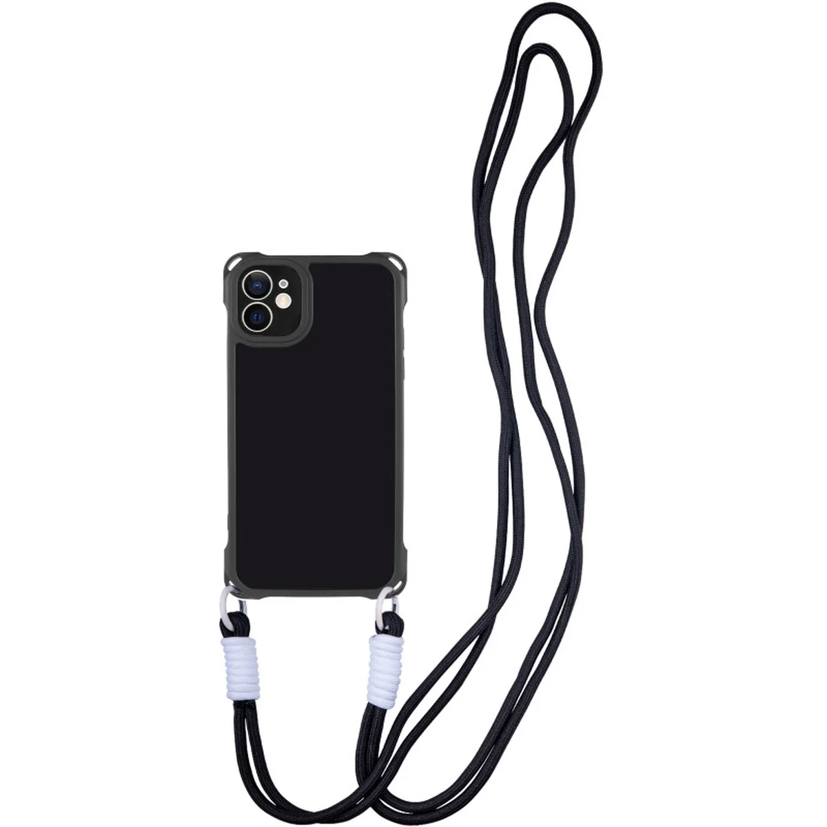 Чехол TPU CrossBody with straps для Apple iPhone 11 (6.1") Black