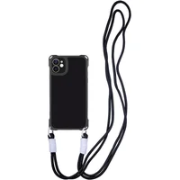 Чехол TPU CrossBody with straps для Apple iPhone 11 (6.1") Black