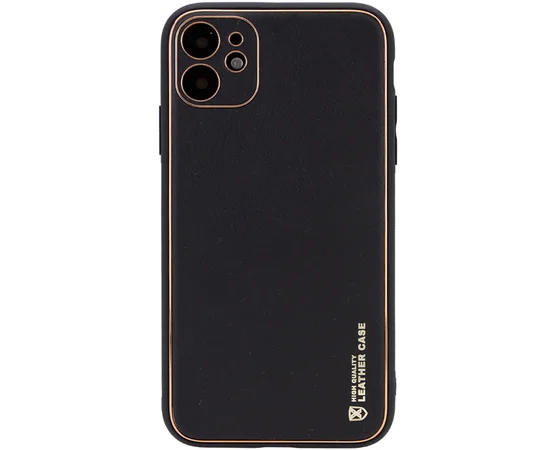 Кожаный чехол Xshield для Apple iPhone 11 (6.1") Черный / Black