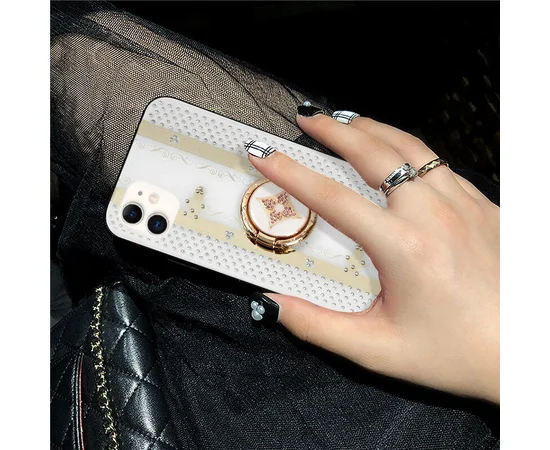 TPU + Glass чохол TYBOMB Bling Line для Apple iPhone 11 (6.1 ") white