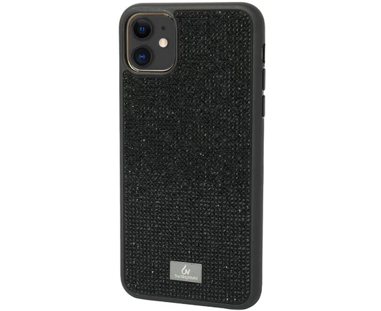 TPU чехол Bling World Grainy Diamonds для Apple iPhone 11 (6.1") Черный