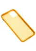 Кожаный чехол Croco Leather для Apple iPhone 11 (6.1") Yellow