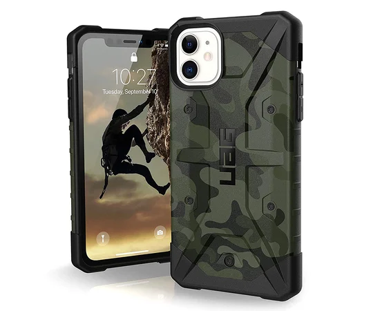 Ударопрочный чехол UAG Pathfinder камуфляж для Apple iPhone 11 (6.1") Зеленый