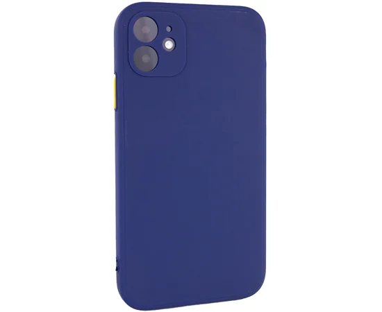 Чехол TPU Square Full Camera для Apple iPhone 11 (6.1") Синий