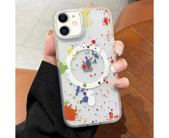 Чохол TPU+PC Flush with MagSafe для Apple iPhone 11 (6.1") White